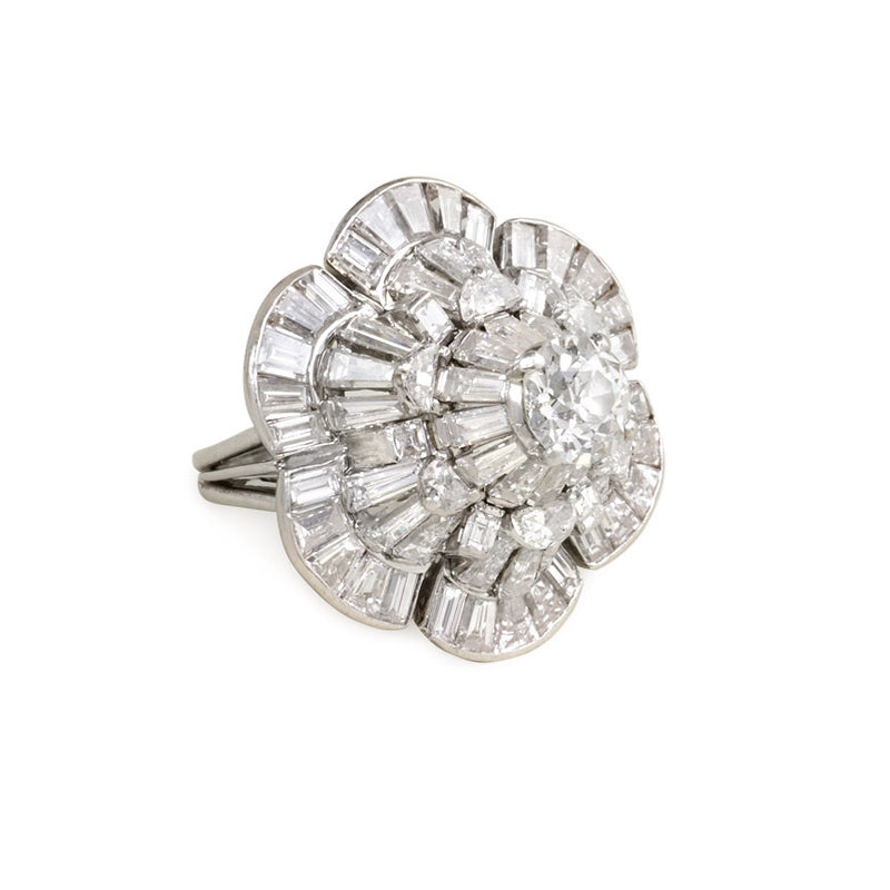 Diamond cocktail ring, Oscar Heyman