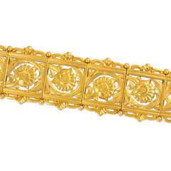Antique Art Nouveau gold bracelet