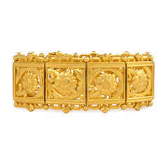 Antique Art Nouveau gold bracelet