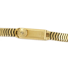 Retro gold box chain watch, Jaeger-LeCoultre