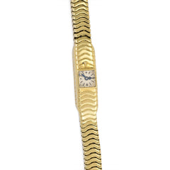Retro gold box chain watch, Jaeger-LeCoultre