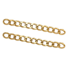 Retro gold curblink necklace convertible to a pair of bracelets, Cartier