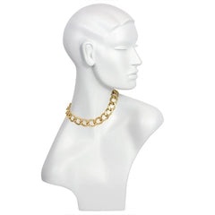 Retro gold curblink necklace convertible to a pair of bracelets, Cartier