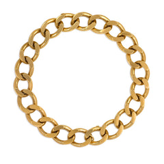 Retro gold curblink necklace convertible to a pair of bracelets, Cartier