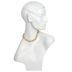 Georges L’Enfant for Fred, Paris textured gold and diamond curblink necklace/bracelet, France