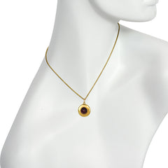 Antique gold and garnet pendant