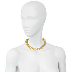 Gold open link necklace. Paloma Picasso for Tiffany & Co.