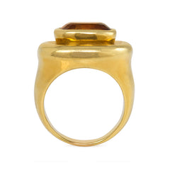 Gold and citrine ring by Paloma Picasso for Tiffany