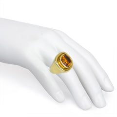 Gold and citrine ring by Paloma Picasso for Tiffany