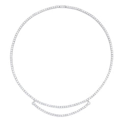 Art Deco diamond swag necklace