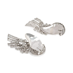 Art Deco diamond earrings, Chaumet, Paris