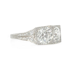 Edwardian diamond ring, J.E Caldwell