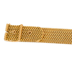 Gold buckled bracelet, Georges Lenfant