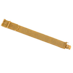 Gold buckled bracelet, Georges Lenfant