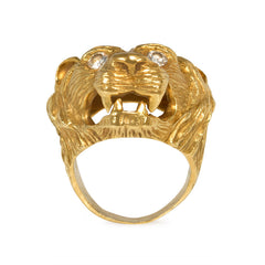 Gold lion ring, Van Cleef & Arpels