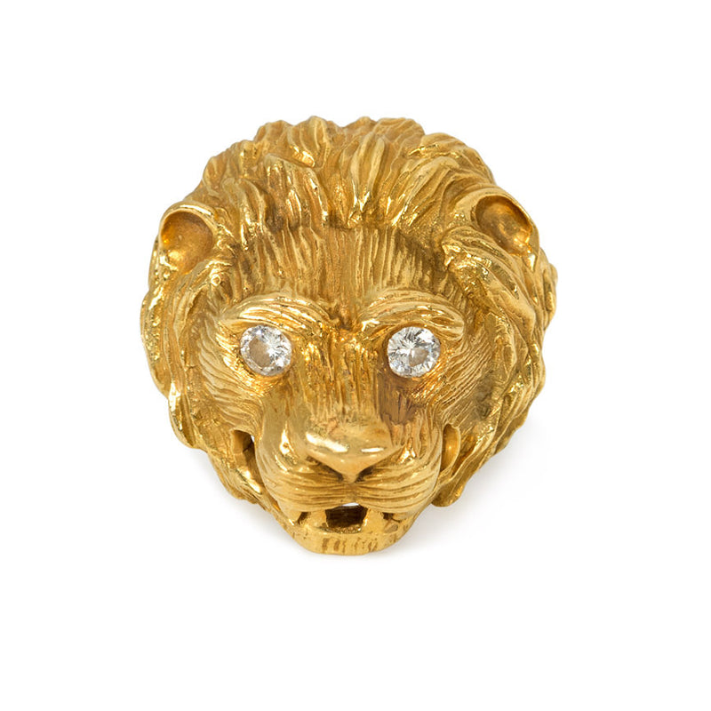 Gold lion ring, Van Cleef & Arpels