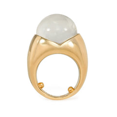 Gold, diamond, and crystal ring, Mauboussin