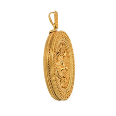 Antique gold pendant, Ernesto Pierret