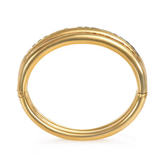 Gold bangles set with citrines and peridots, Bulgari