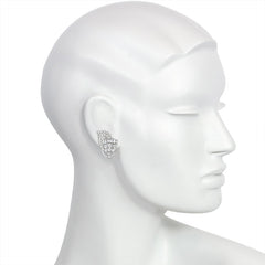 Retro diamond day-to-night pendant earrings