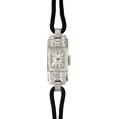 Patek Philippe Art Deco diamond and platinum watch