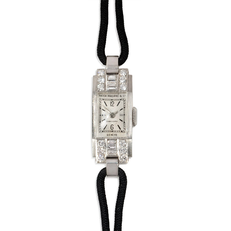 Patek Philippe Art Deco diamond and platinum watch