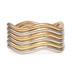 Set of six undulating bangles, Tiffany & Co.