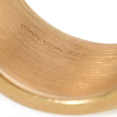 Kinetic gold ring. Dinh Van