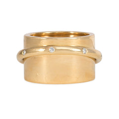 Kinetic gold ring. Dinh Van