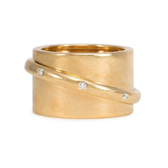 Kinetic gold ring. Dinh Van