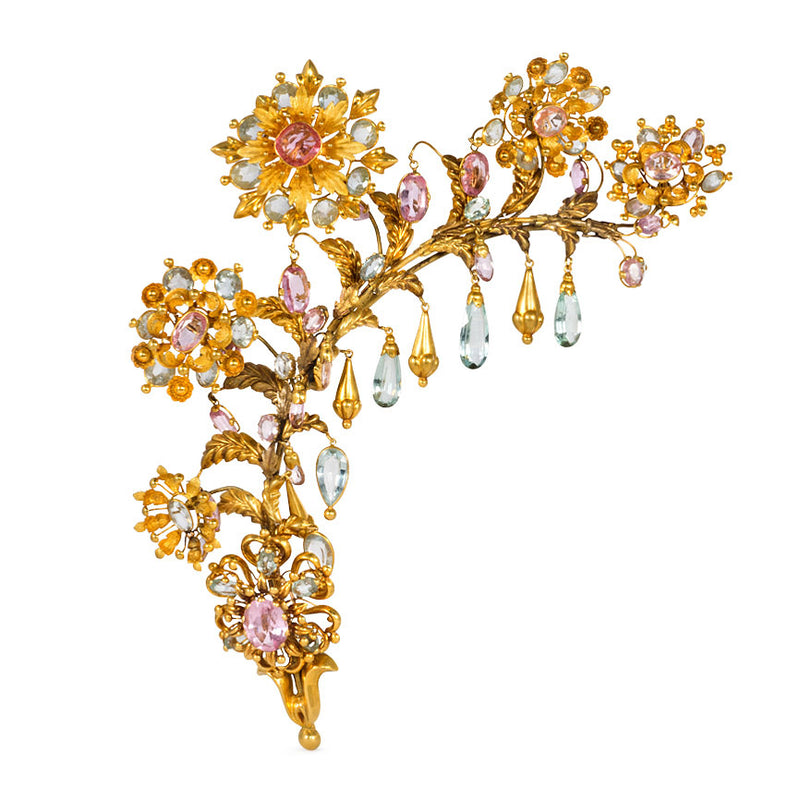 Georgian corsage brooch