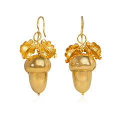 Antique acorn earrnings