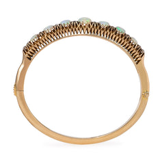 Antique opal and diamond bracelet, England