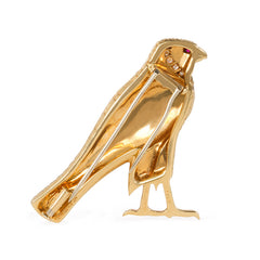 Egyptian revival "Horus" brooch, Cartier