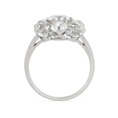 Art Deco diamond cluster ring