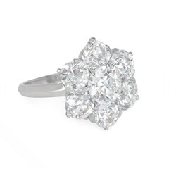 Art Deco diamond cluster ring