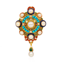 Antique Holbeinesque pendant/brooch