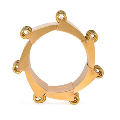 Retro ringed segment bracelet