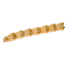 Retro ringed segment bracelet