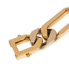 Gold and diamond curblink bracelet. Van Cleef & Arpels