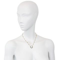 Antique diamond horseshoe pendant
