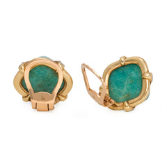 Retro amazonite earrings