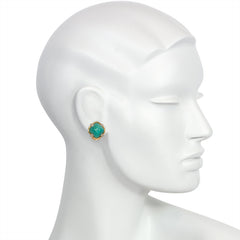Retro amazonite earrings