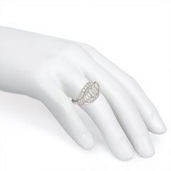 Art Deco trapezoid diamond ring