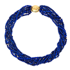 Lapis and gold beaded necklace, Angela Cummings for Tiffany & Co.