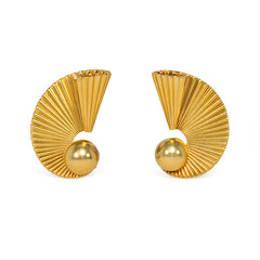 Retro scroll earrings, Cartier