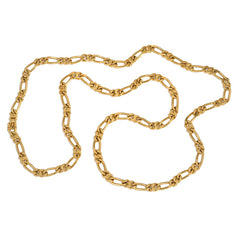 Gold figaro link necklace, Van Cleef & Arpels, France