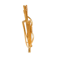 Retro ruby and diamond quiver brooch, Cartier