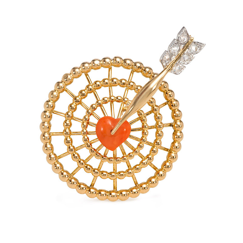 Retro target brooch. Cartier, Paris