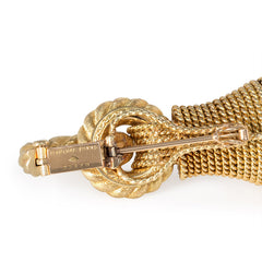 Gold tassel pendant and brooch, Marchak, Paris